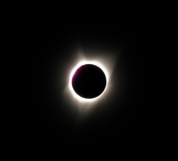 Total eclipse. Aurora, Oregon - August 21, 2017